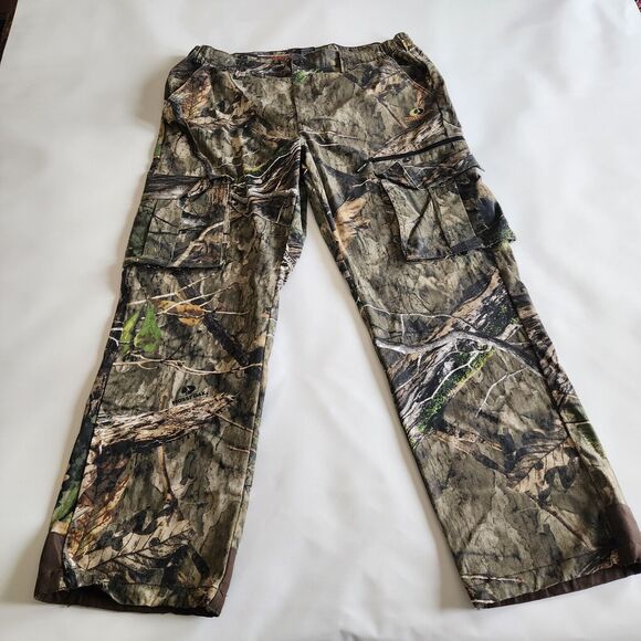 Mossy Oak Camo Pants Relaxed Fit Cargo Breakup Hunting Mens 36 38 X32 - Picture 2 of 10